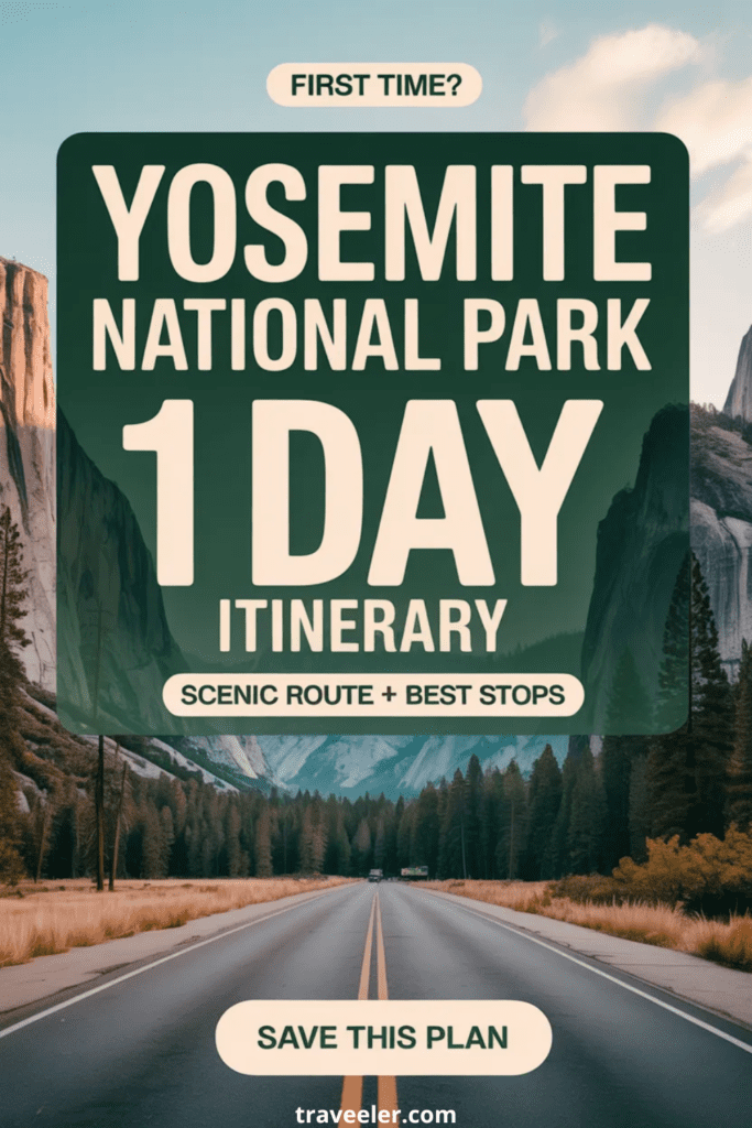 Yosemite National Park 1 Day Itinerary: The Perfect Scenic Route to Follow