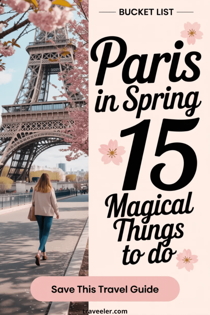Paris in Spring 15 Magical Things to Do (Cherry Blossoms, Cafés & Hidden Spots)