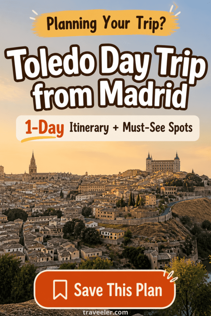 Toledo Day Trip from Madrid: The Perfect 1-Day Itinerary (Train + Must-See Spots)