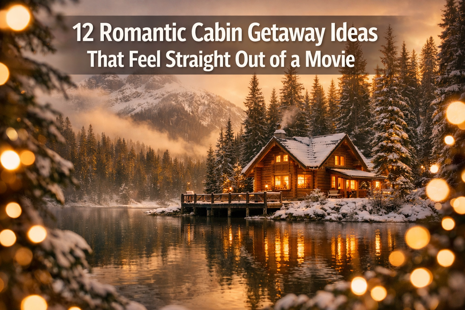 12 Romantic Cabin Getaway Ideas That Feel Straight Out of a Movie