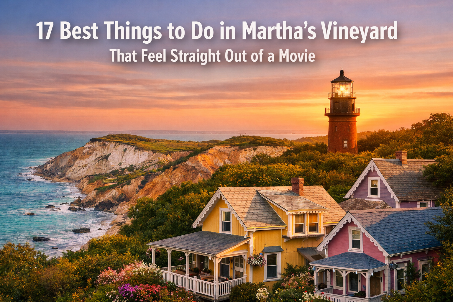 17 Best Things to Do in Martha's Vineyard That Feel Straight Out of a Movie