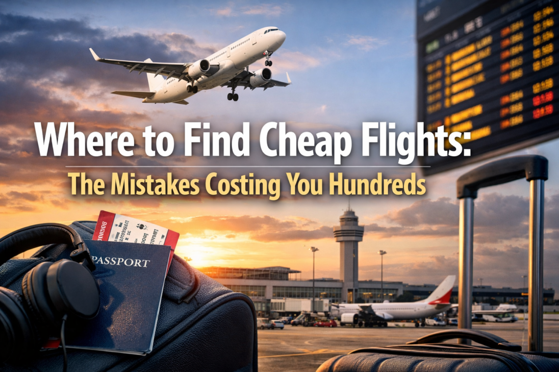 Where to Find Cheap Flights: The Mistakes Costing You Hundreds