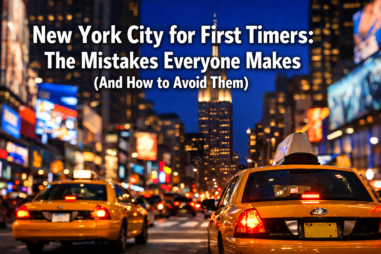 New York City for First Timers: The Mistakes Everyone Makes (And How to Avoid Them)