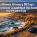 California Itinerary 10 Days: The Ultimate Coastal Road Trip Route You'll Want to Copy