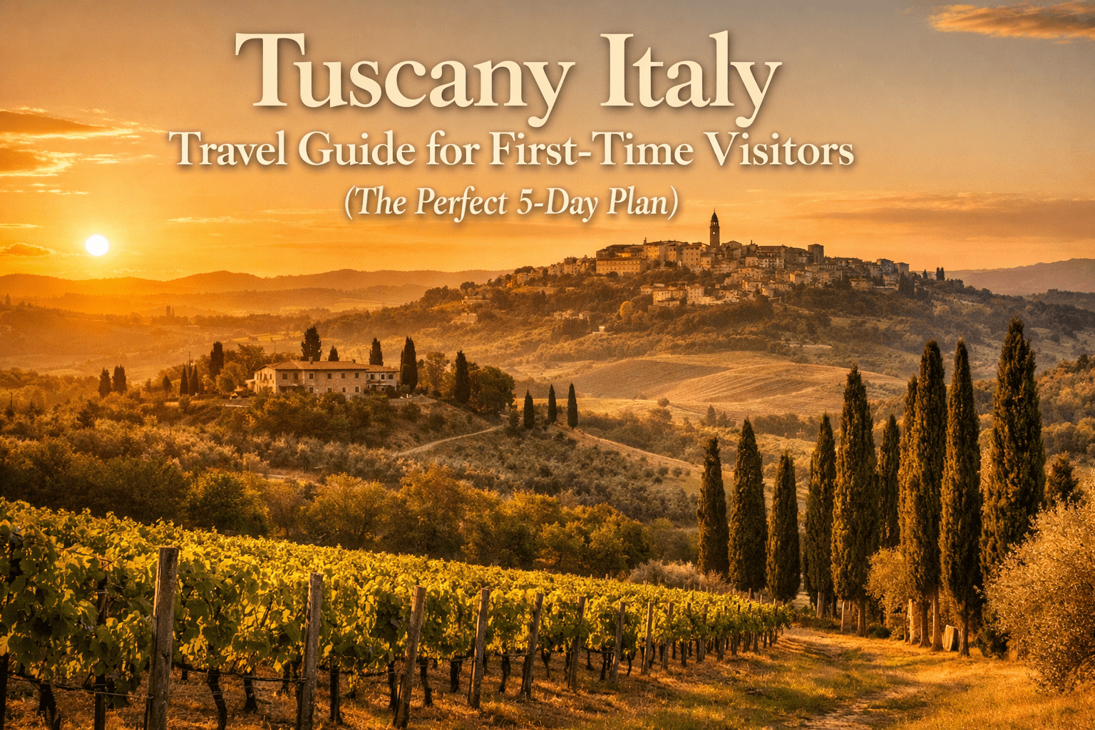 Tuscany Italy Travel Guide for First-Time Visitors (The Perfect 5-Day Plan)