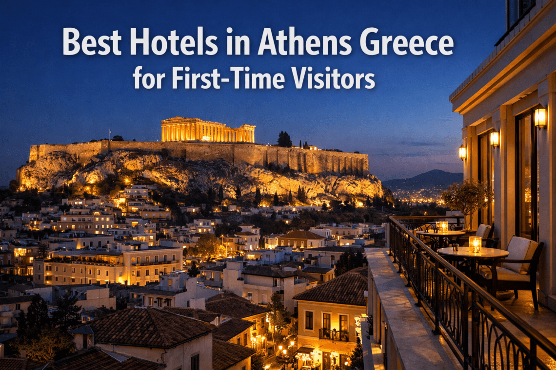 Best Hotels in Athens Greece for First-Time Visitors (Perfect Locations)