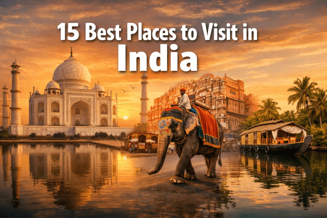 15 Best Places to Visit in India for First-Time Travelers (Perfect Starter Itinerary)