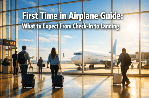 First Time in Airplane Guide: Exactly What to Expect From Check-In to Landing