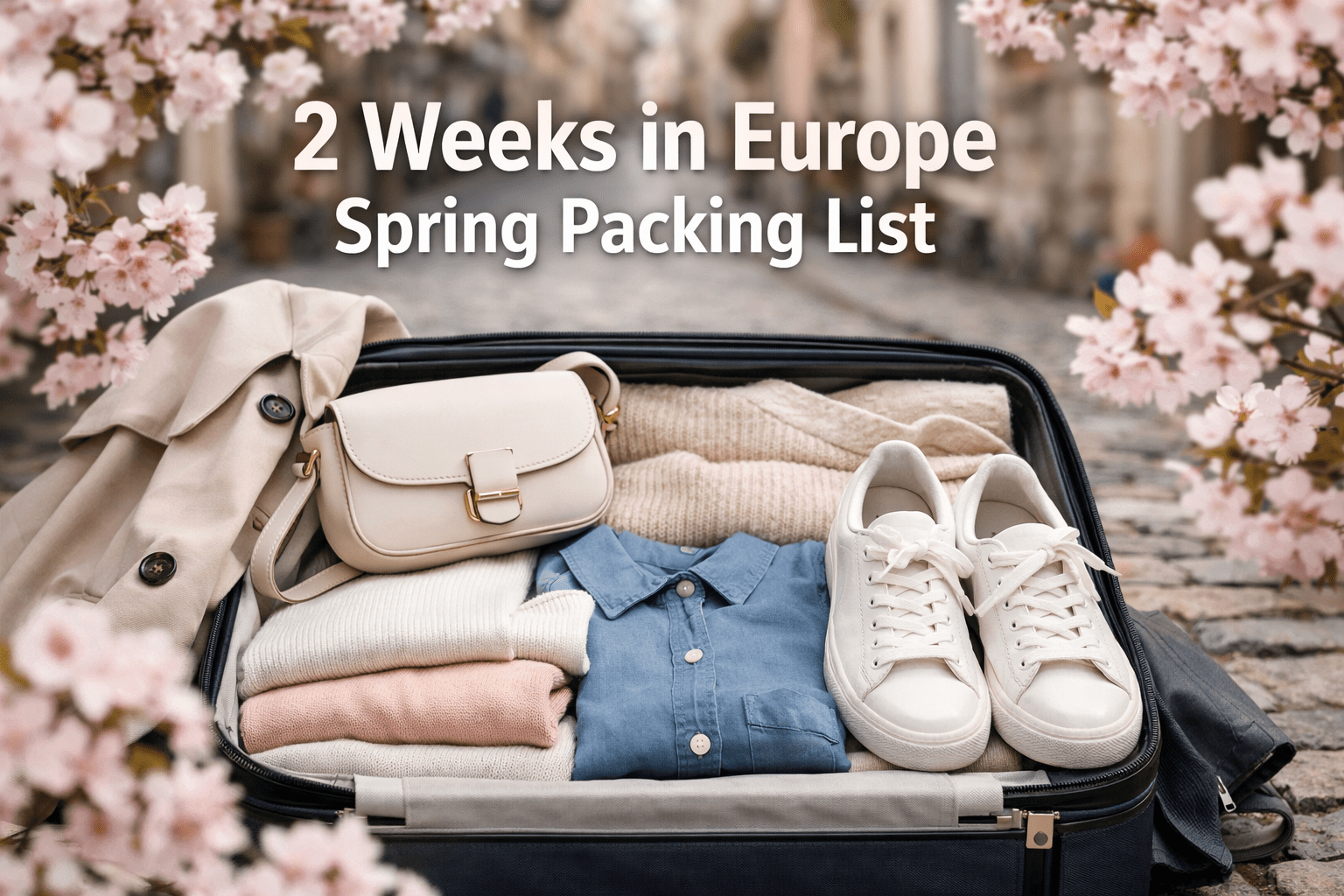 The Ultimate 2 Weeks in Europe Spring Packing List for First-Time Travelers