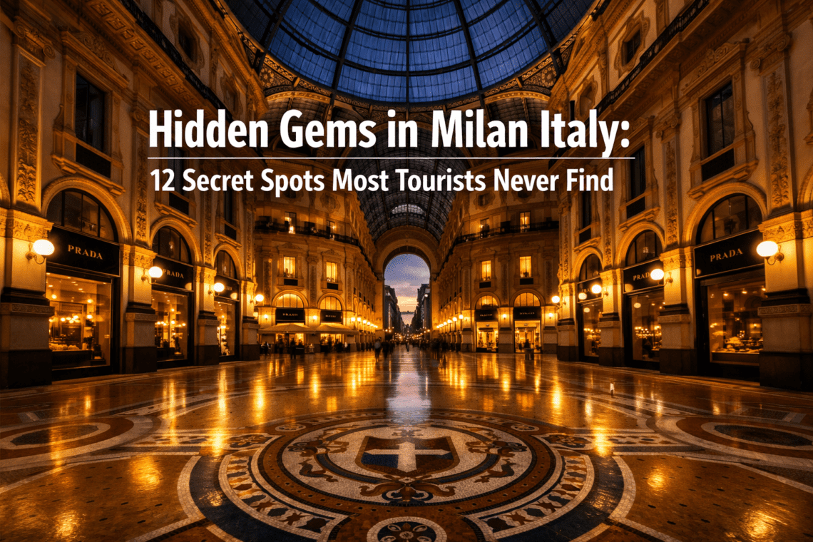 Hidden Gems in Milan Italy: 12 Secret Spots Most Tourists Never Find