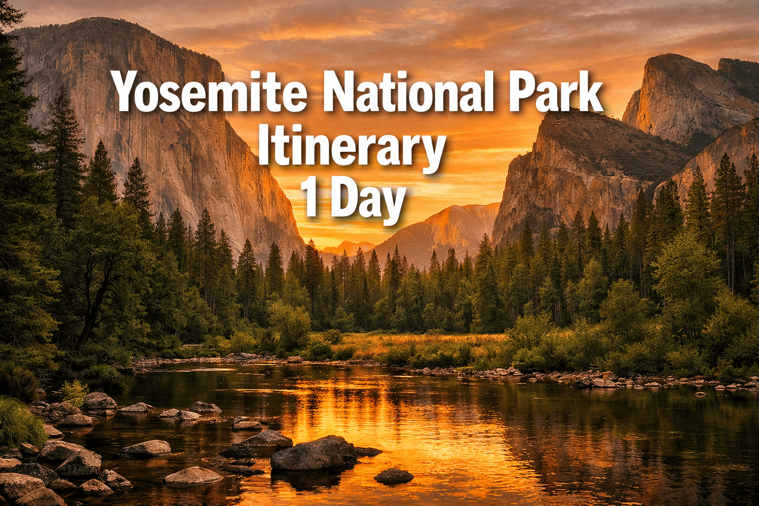 Yosemite National Park Itinerary 1 Day: The Perfect Route You Can Actually Follow