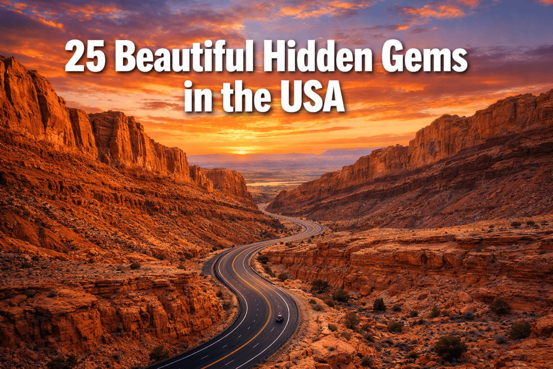 25 Beautiful Hidden Gems in the USA for Your Next Unforgettable Road Trip