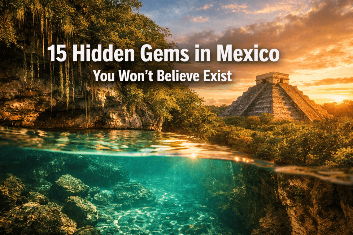15 Hidden Gems in Mexico You Won't Believe Exist (No Crowds, Just Magic)