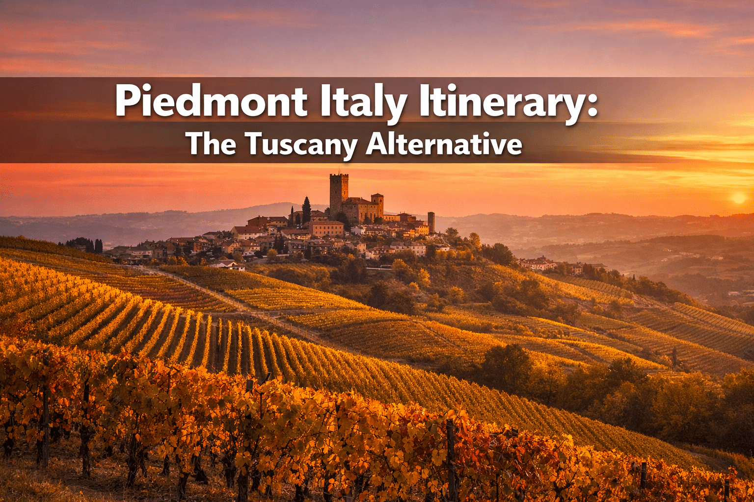 Piedmont Italy Itinerary That Feels Like Tuscany — But Without the Crowds