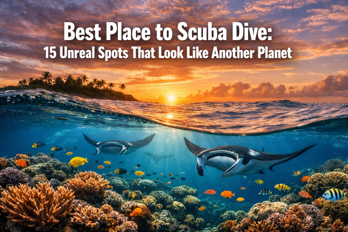 Best Place to Scuba Dive: 15 Unreal Spots That Look Like Another Planet
