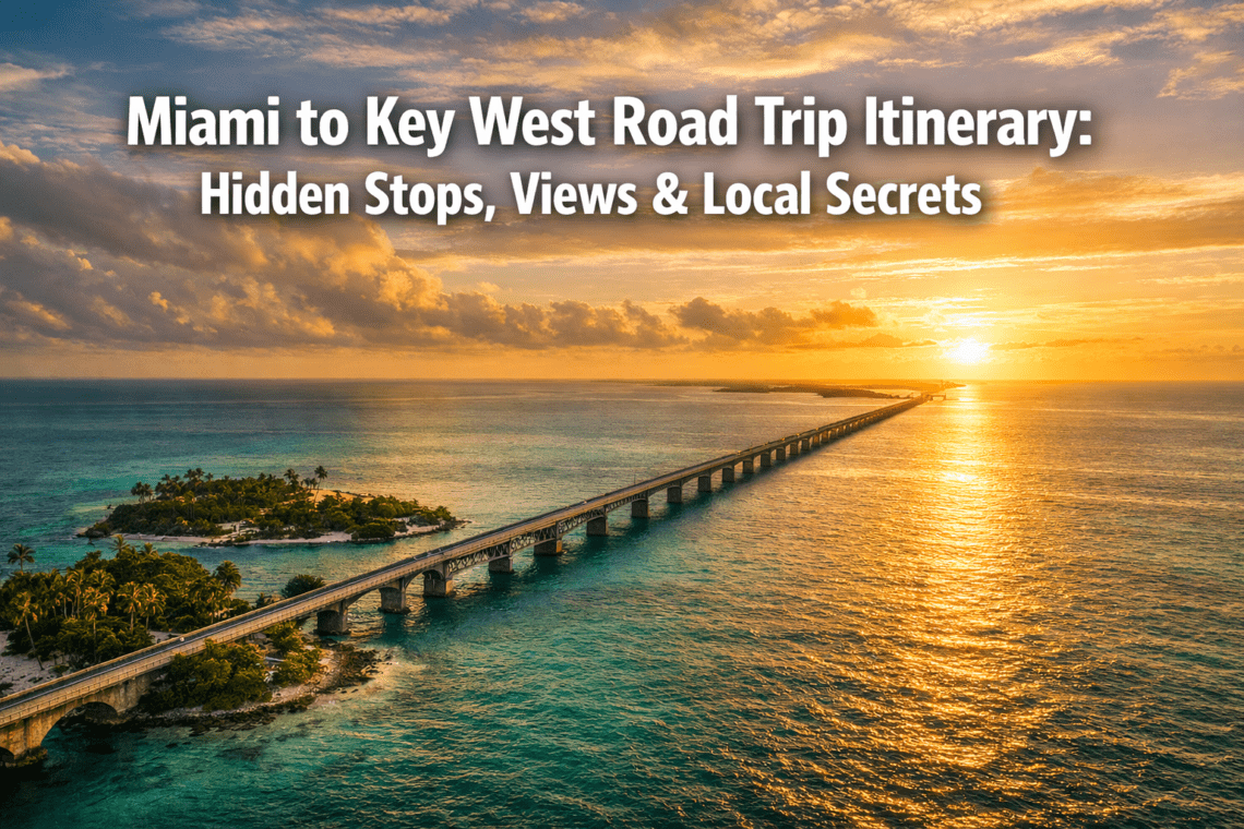 Miami to Key West Road Trip Itinerary: Hidden Stops, Views & Local Secrets