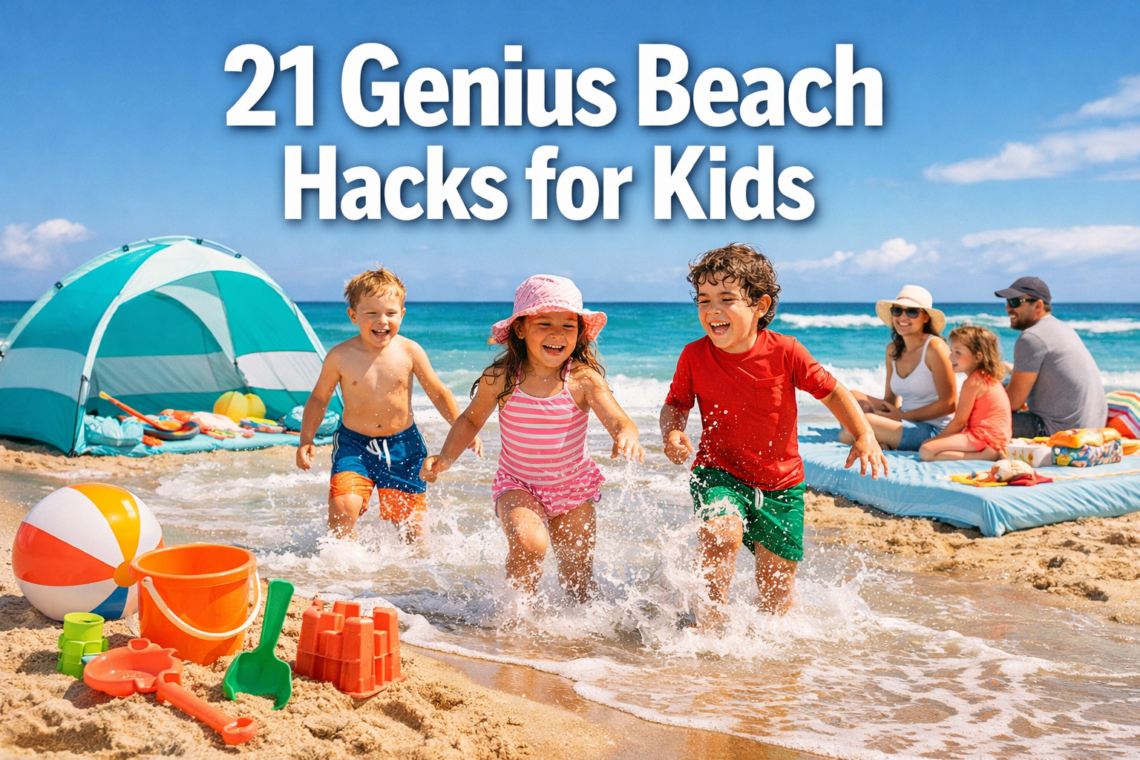 21 Genius Beach Hacks for Kids That Make Family Vacations So Much Easier