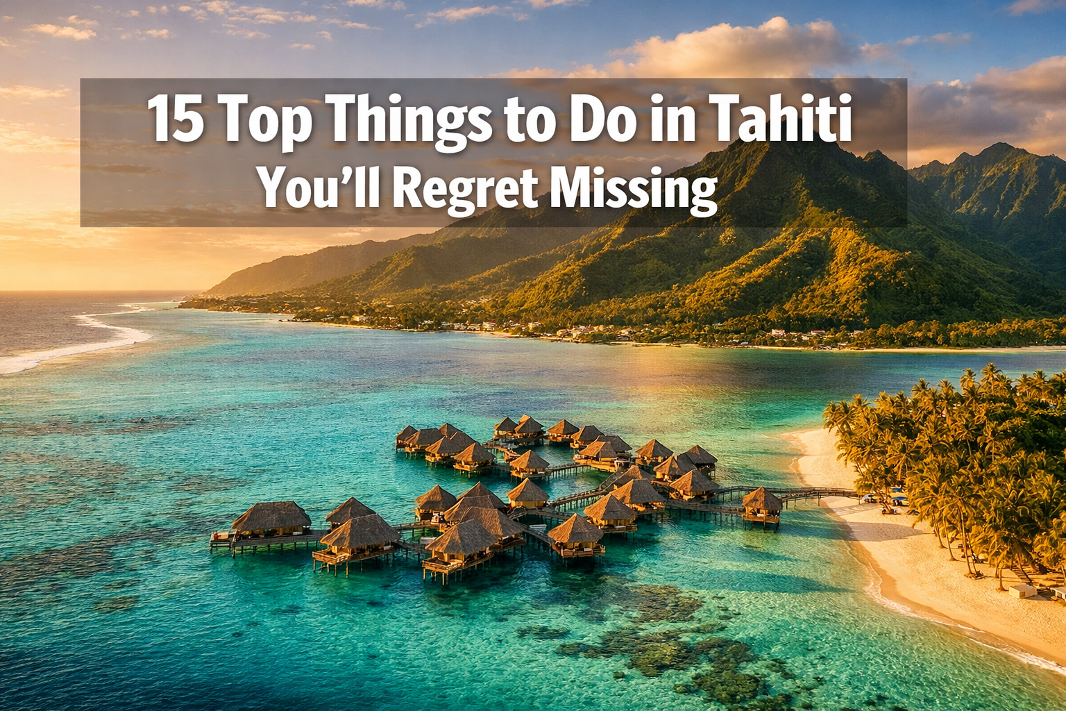 15 Top Things to Do in Tahiti You'll Regret Missing (Hidden Gems Inside)