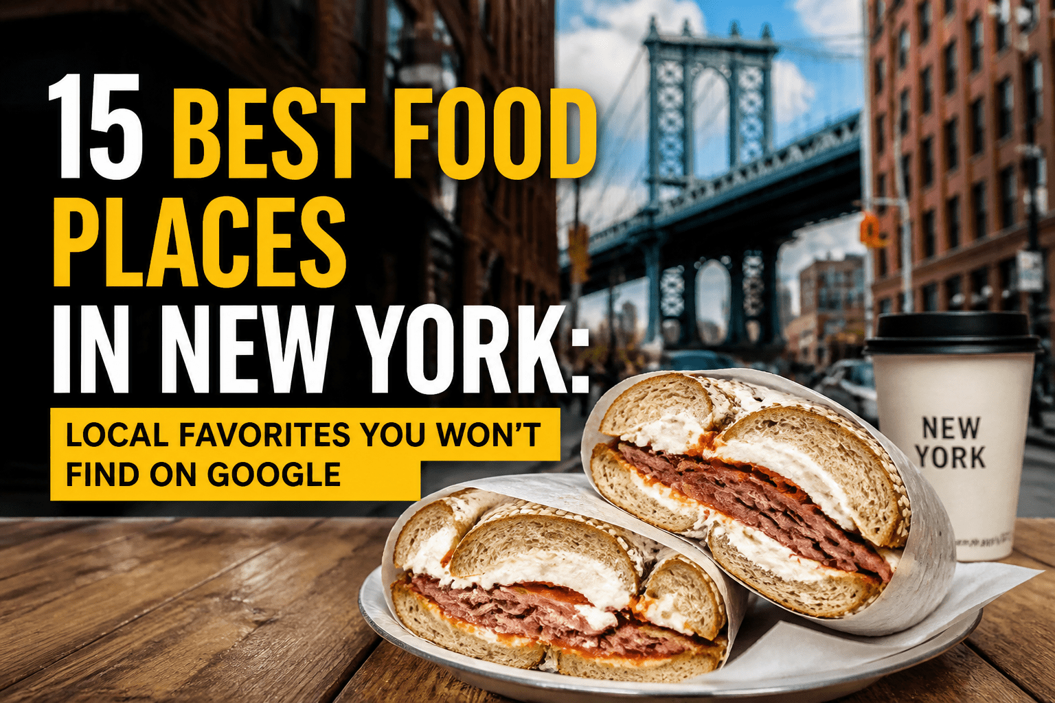 15 Best Food Places in New York: Local Favorites You Won't Find on Google