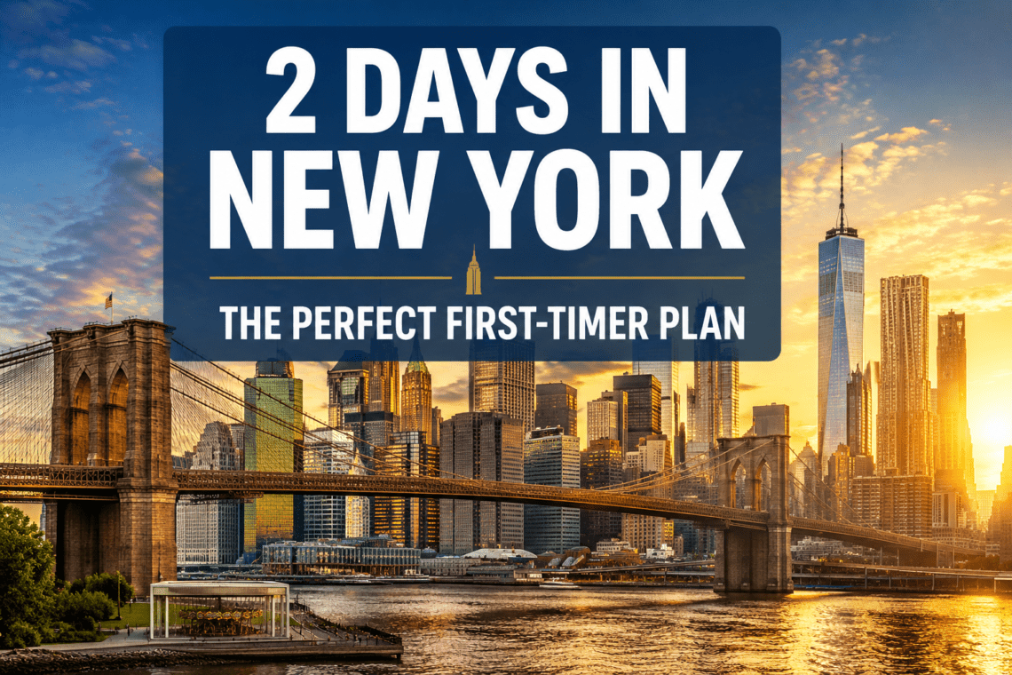 How to Spend 2 Days in New York Without Feeling Rushed (Perfect First-Timer Plan)