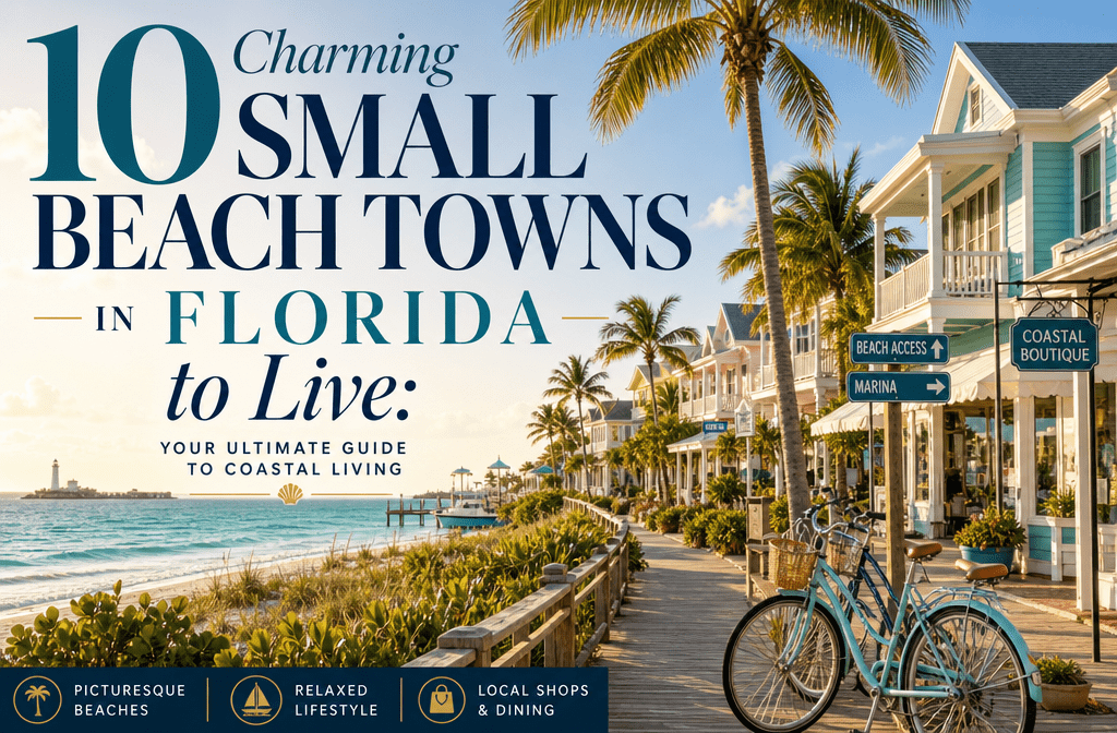 10 Charming Small Beach Towns in Florida to Live: Your Ultimate Guide to Coastal Living