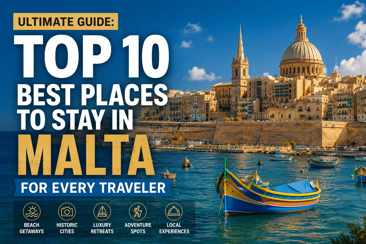 Ultimate Guide: Top 10 Best Places to Stay in Malta for Every Traveler