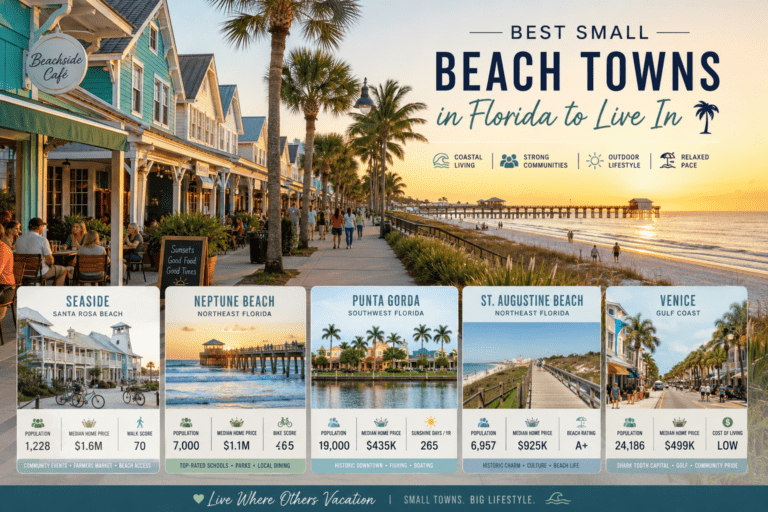 10 Best Small Beach Towns in Florida to Live (2026 Guide)