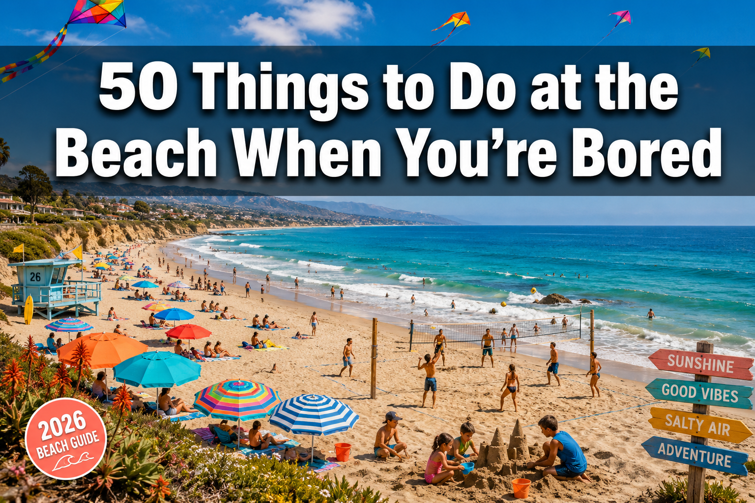 50 Things to Do at the Beach When You're Bored (Fun Ideas for Every Age)