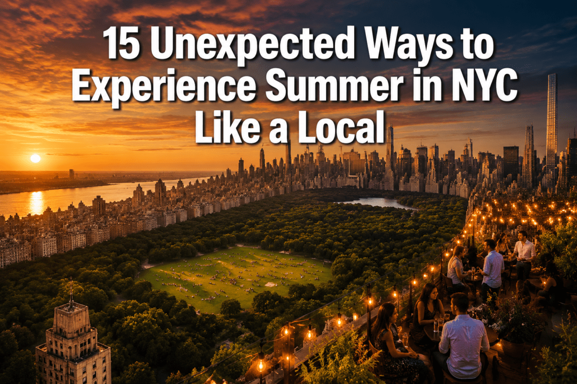 15 Unexpected Ways to Experience Summer in NYC Like a Local