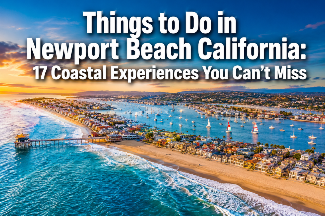 Things to Do in Newport Beach California: 17 Coastal Experiences You Can't Miss