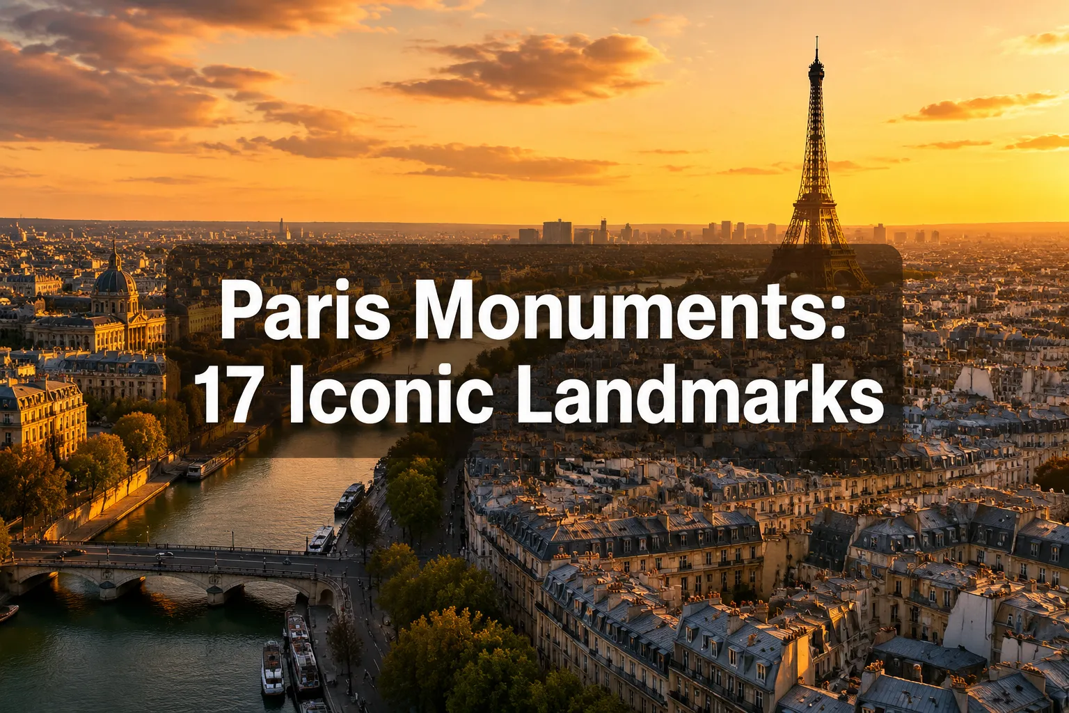 Paris Monuments: 17 Iconic Landmarks You Can't Leave Without Seeing