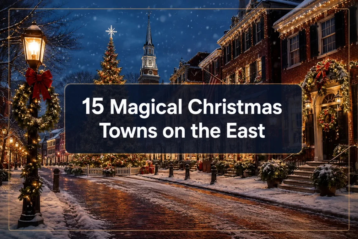 15 Magical Best Christmas Towns on the East Coast That Feel Like a Hallmark Movie