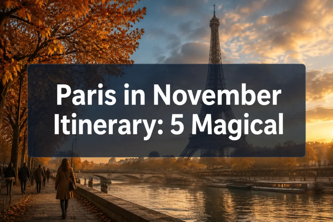 Paris in November Itinerary: 5 Magical Days Without the Summer Crowds