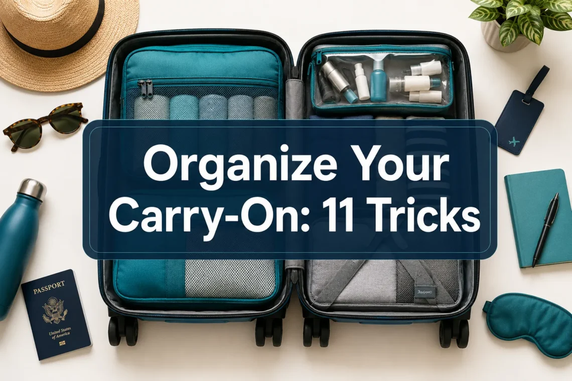 How to Organize Your Carry-On Bag: 11 Genius Tricks That Fit More Without Overpacking