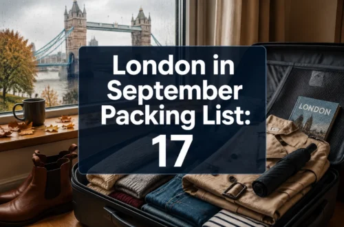 London in September Packing List: 17 Things You'll Actually Need (And 5 You Won't)