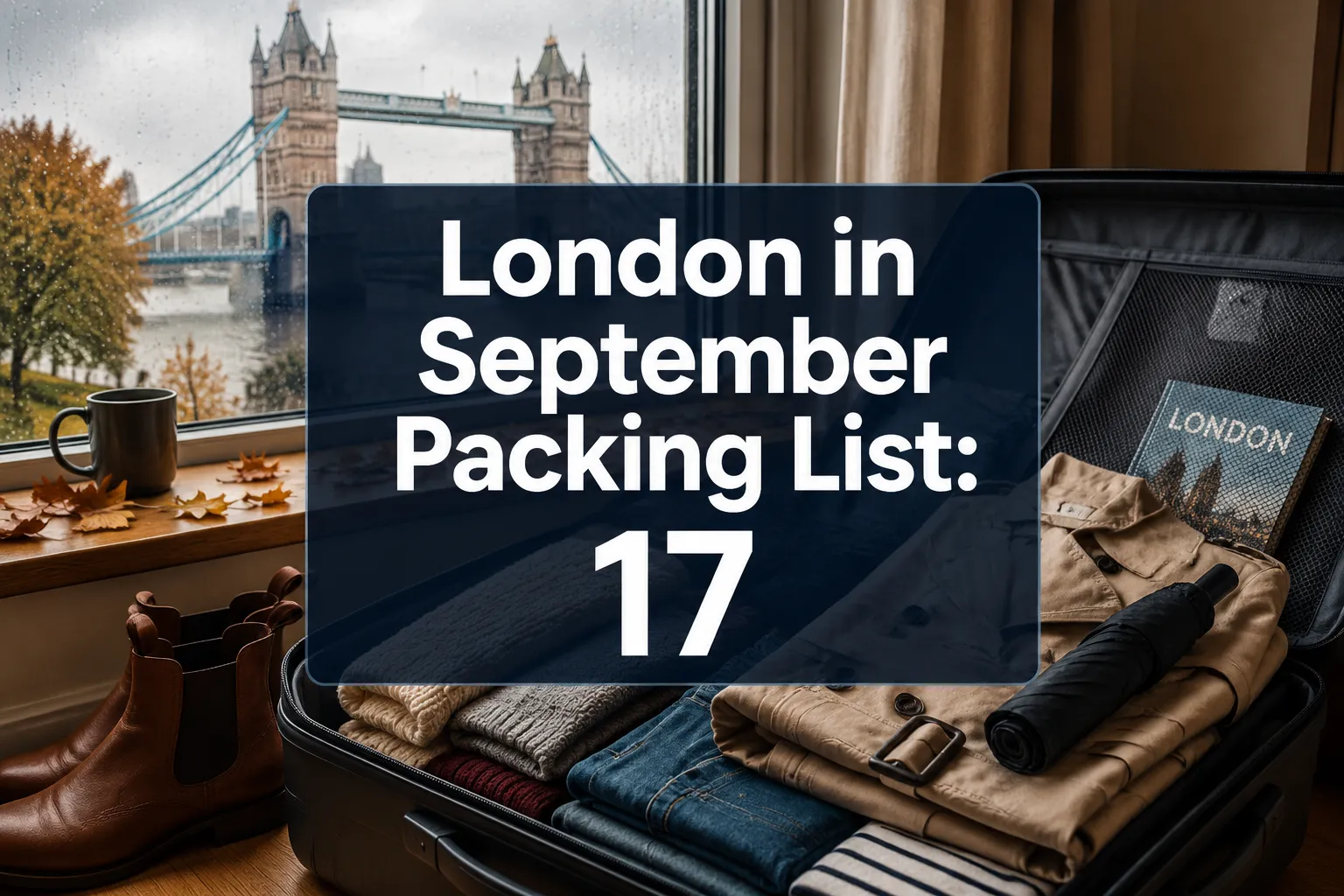London in September Packing List: 17 Things You'll Actually Need (And 5 You Won't)