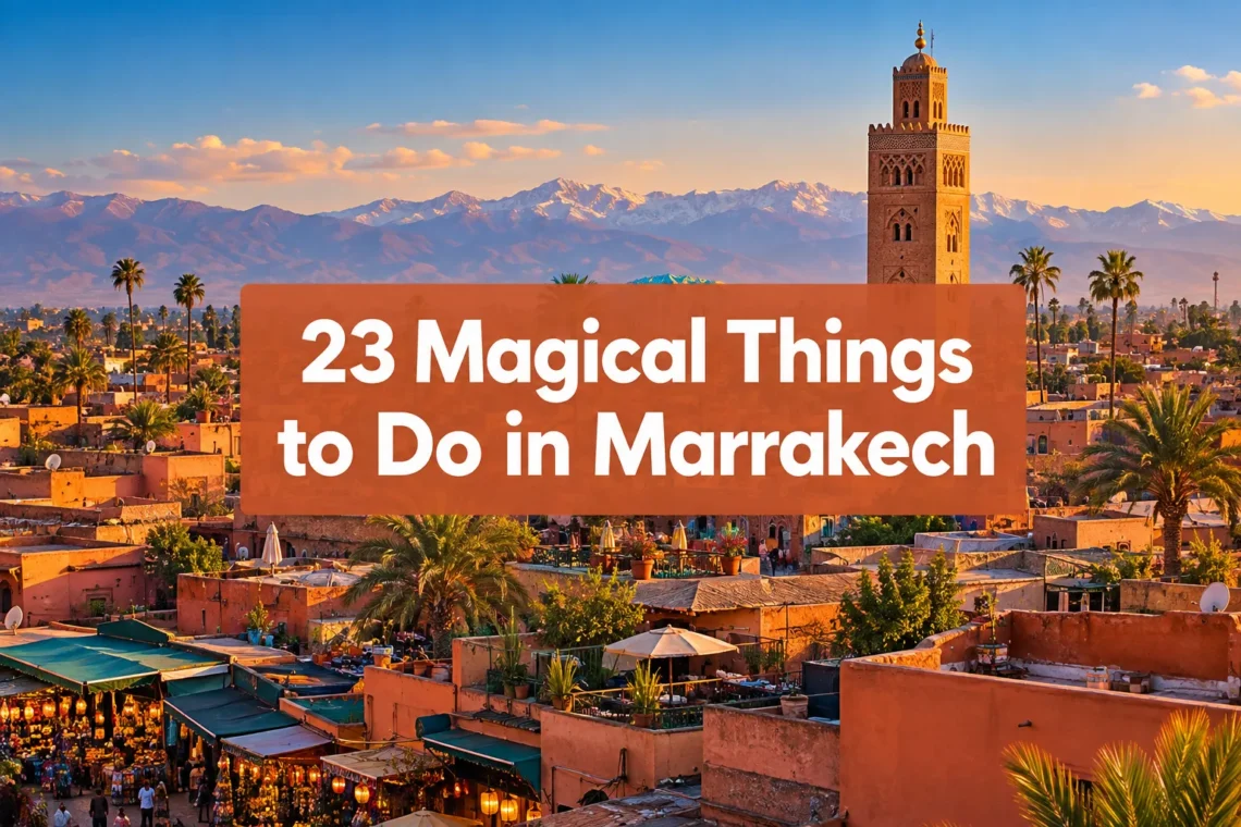 23 Magical Things to Do in Marrakech for the Ultimate Morocco Bucket List