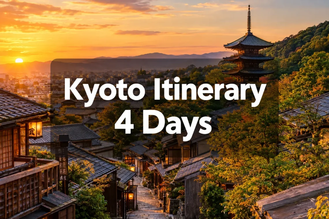 Kyoto Itinerary 4 Days: The "No Backtracking" Route That Saves Hours