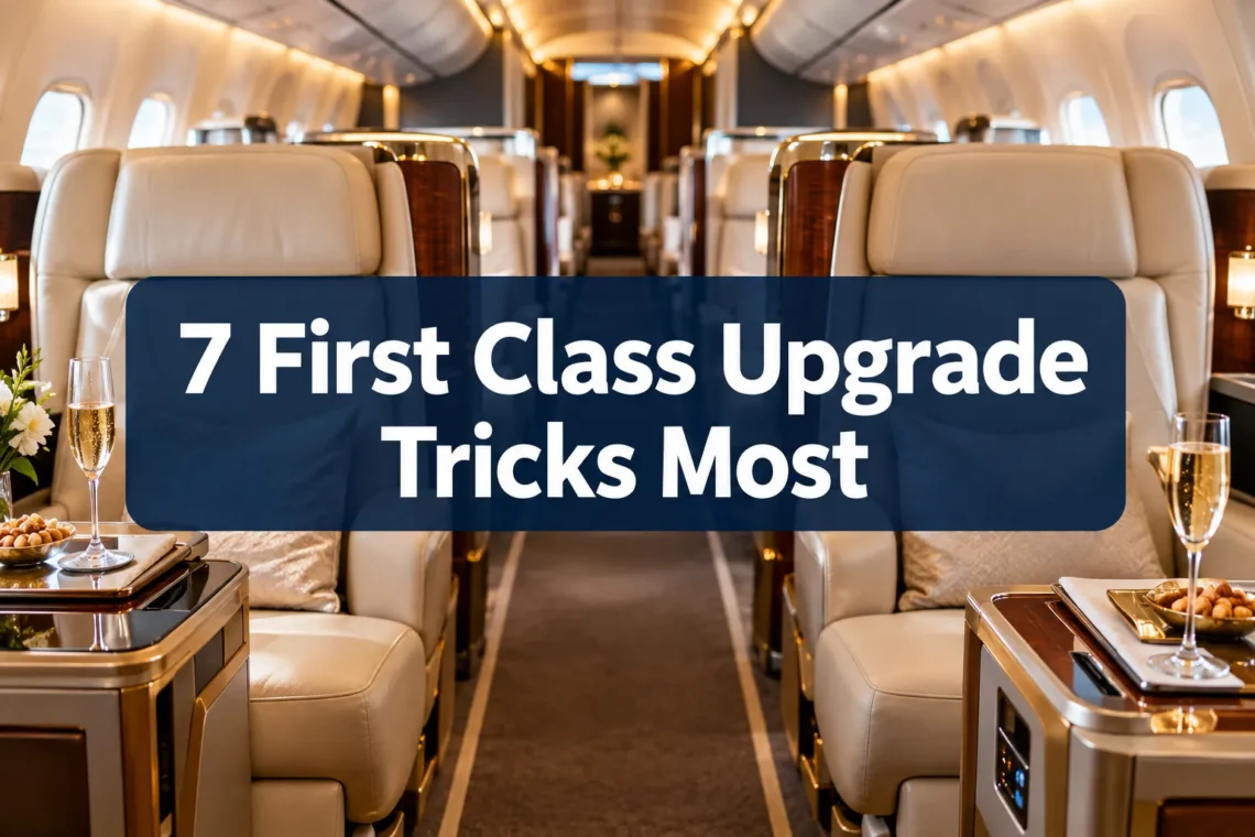 7 First Class Upgrade Tricks Most Travelers Never Think to Try