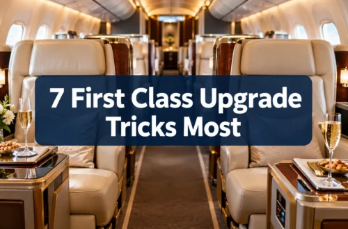 7 First Class Upgrade Tricks Most Travelers Never Think to Try